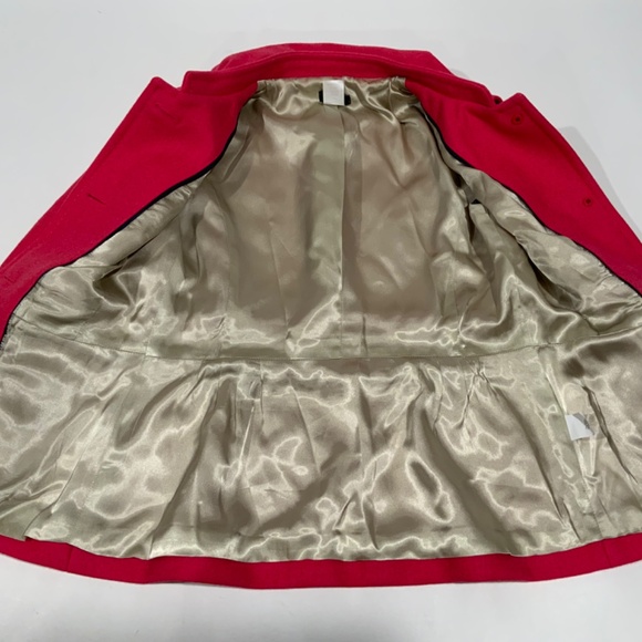 J Crew Sz 0 Wool Maggie Jacket Button Down Pink - Picture 7 of 7